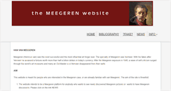 Desktop Screenshot of meegeren.net